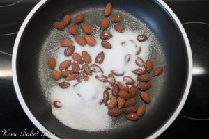 Caramelizing Almonds
