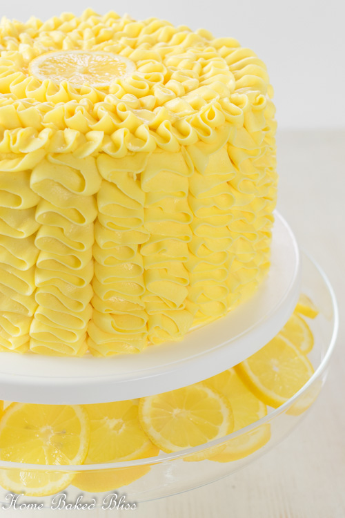 Lemon Ruffle Cake