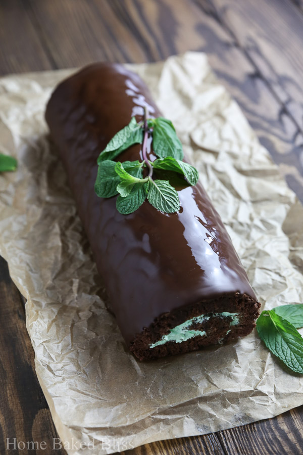 chocolate mint roll