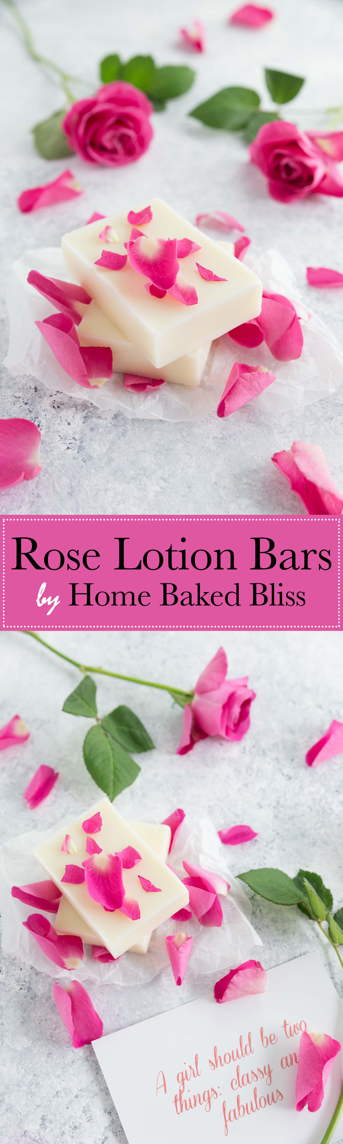 Rose Lotion Bars