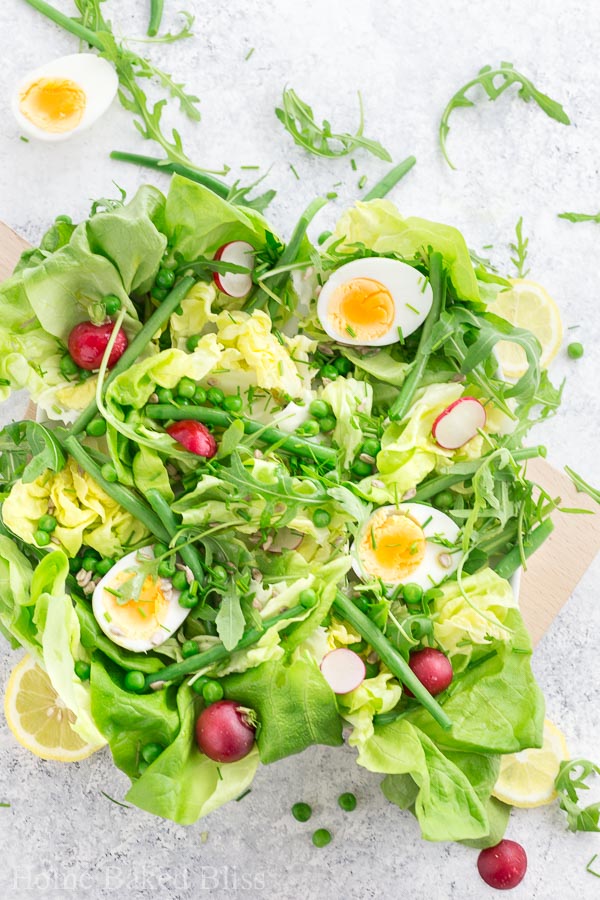 Spring Salad with Lemon Vinaigrette